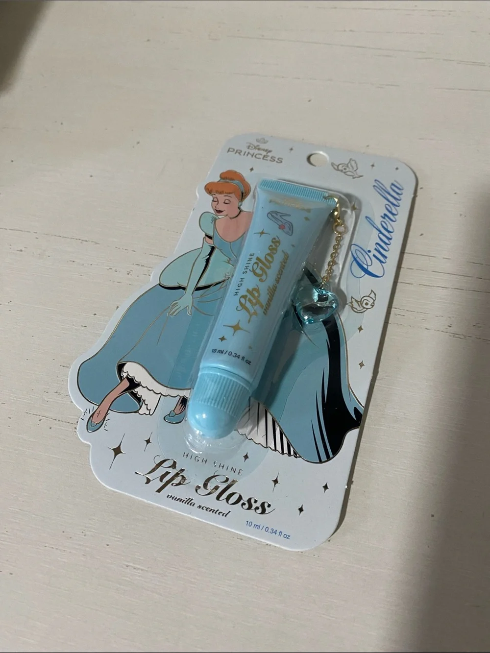 Disney Princess Lip Gloss Charm Trio